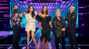 Hosts of new entertainment show Walk the Line - Craig David, Alesha Dixon, Maya Jama, Dawn French and Gary Barlow