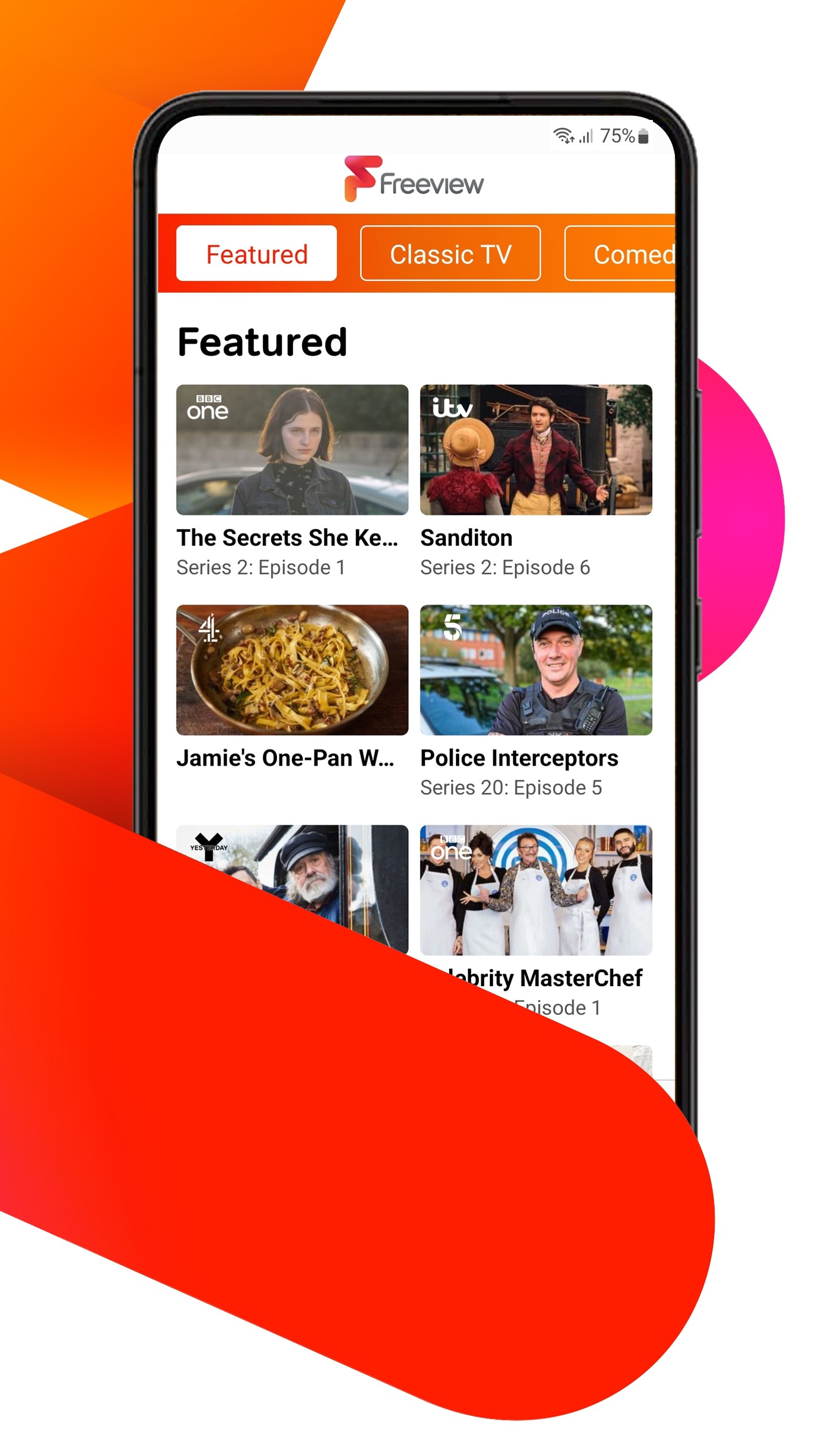 Mobile app Freeview