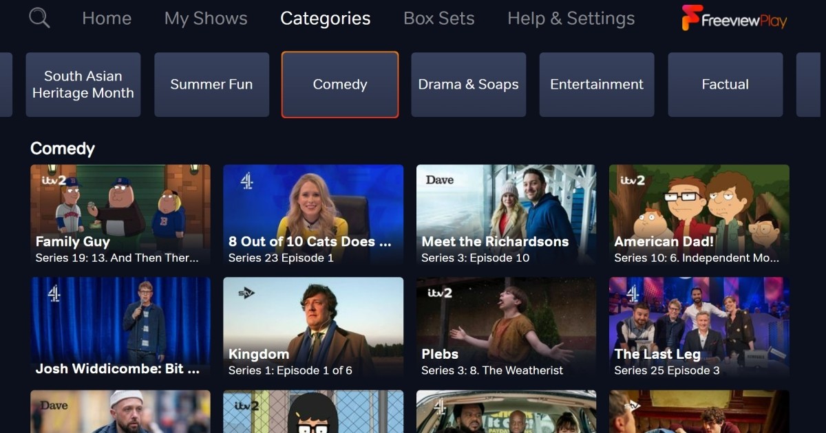 Discover Our New-look Explore Freeview Play TV App | Freeview